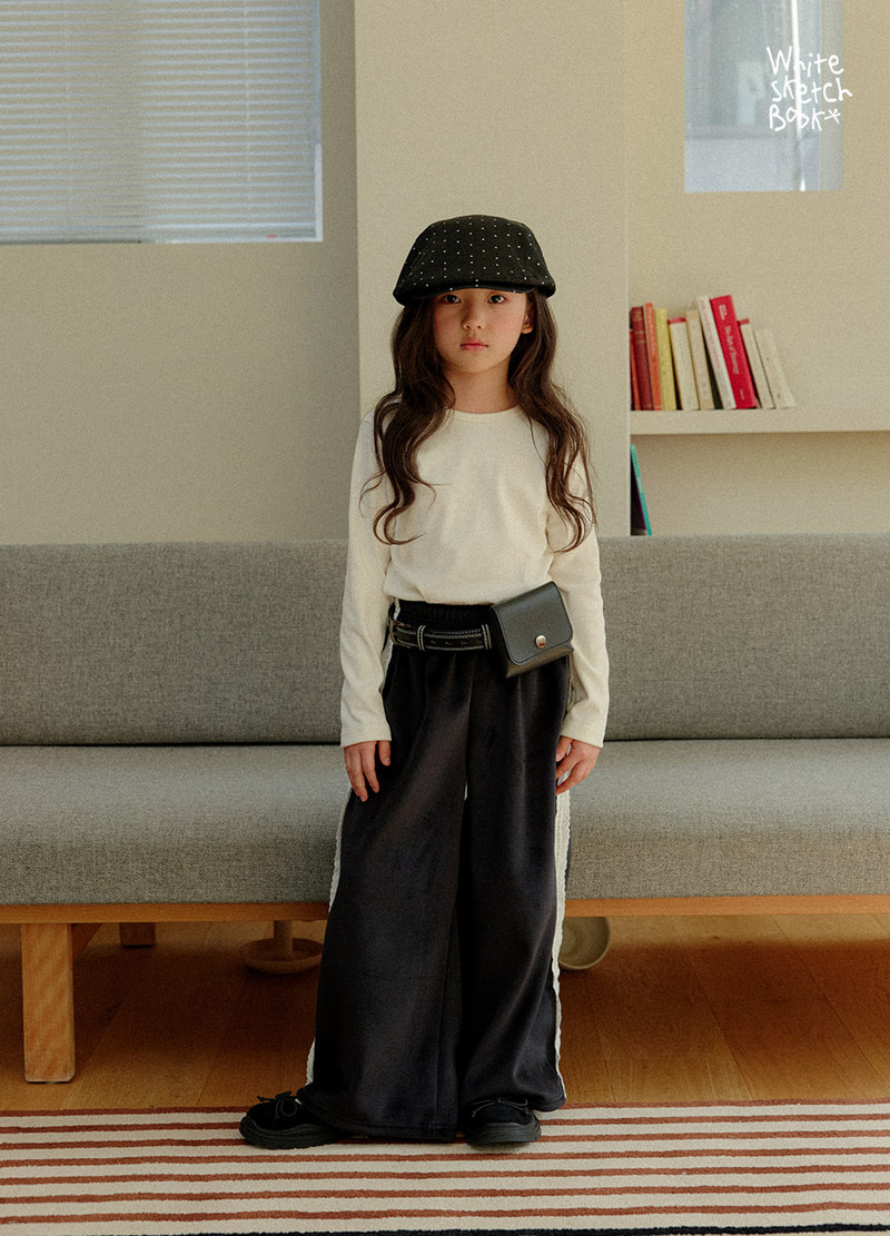 Lace Velour Pants by Whitesketchbook for Child - view 7