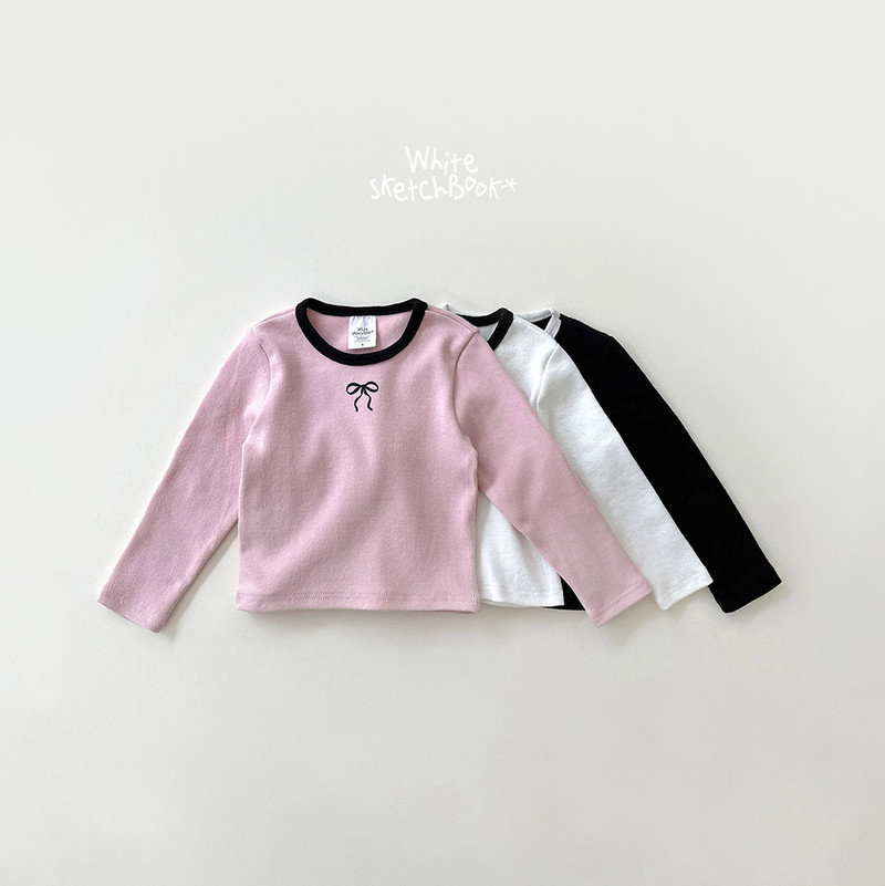 Peach Color Block Ribbon Tee by Whitesketchbook for Child - view 10