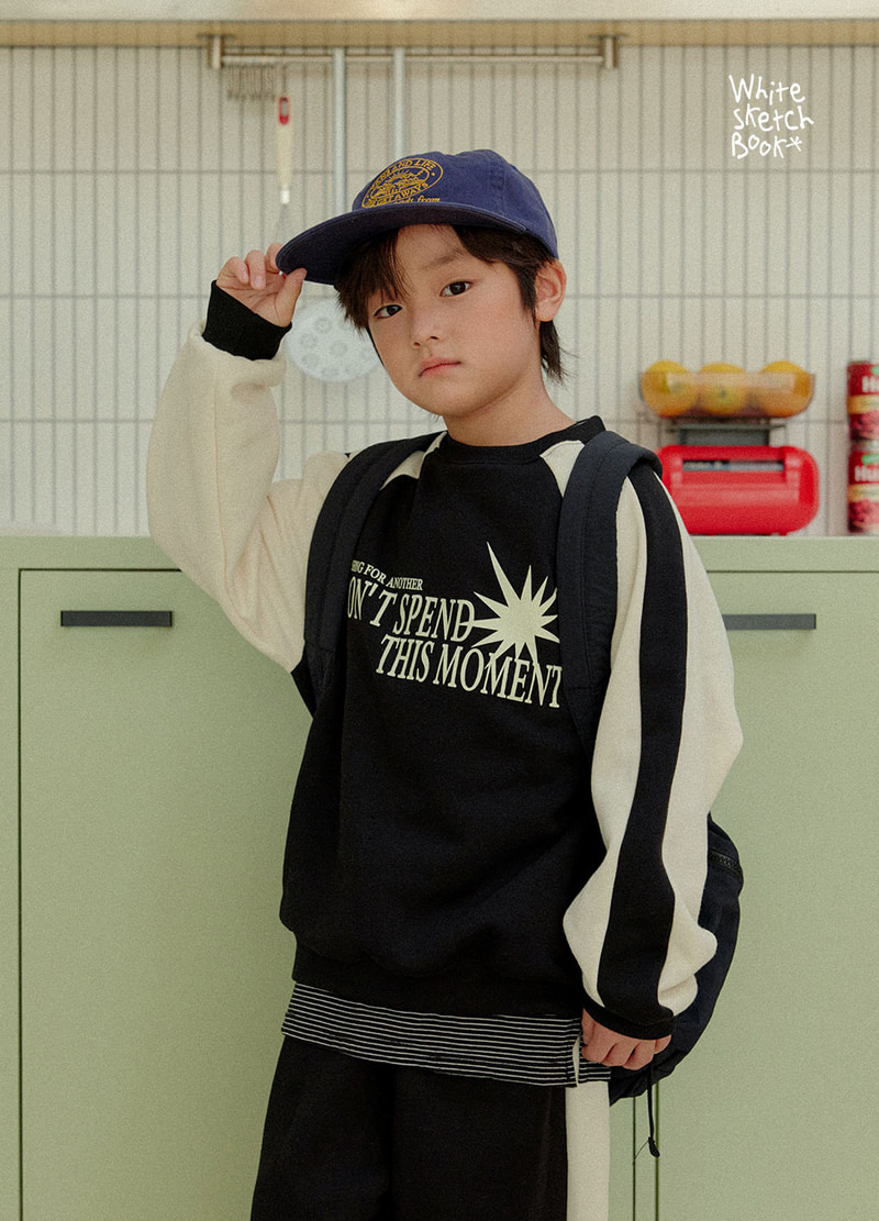 Donut Color Block Fleece Sweatshirt by Whitesketchbook for Child - view 8
