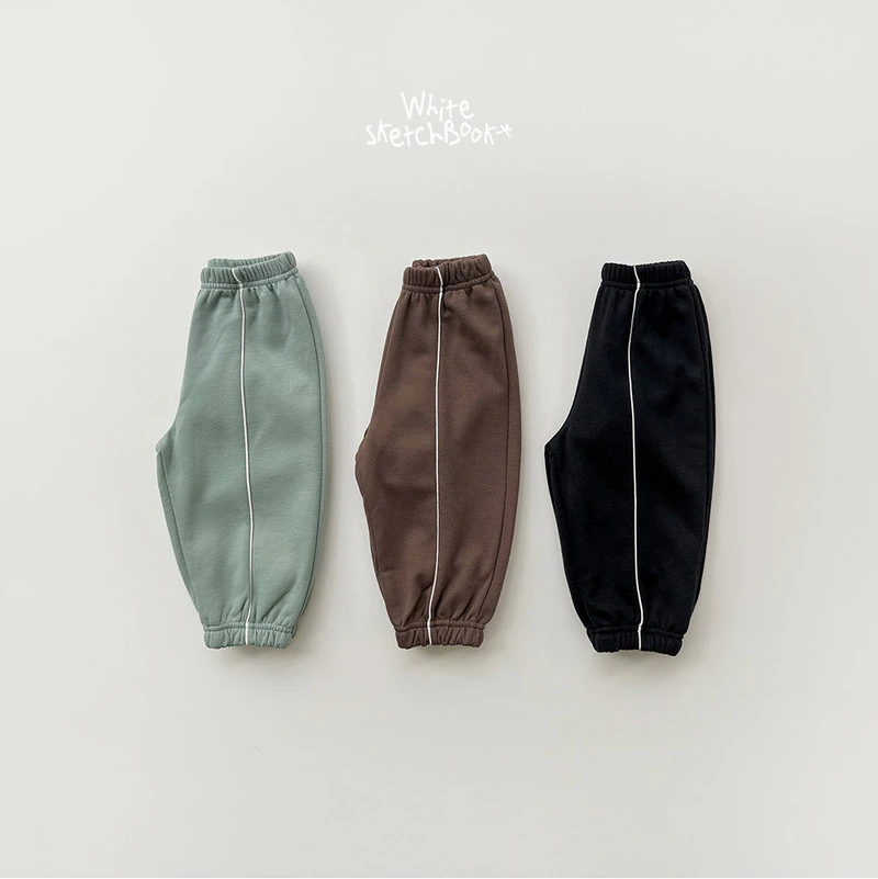 Fleece Stripe Jogger Pants by Whitesketchbook for Child - view 11