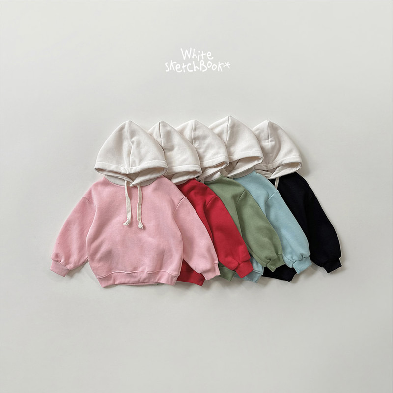 Simple Color Block Fleece Hoodie by Whitesketchbook for Child - view 10