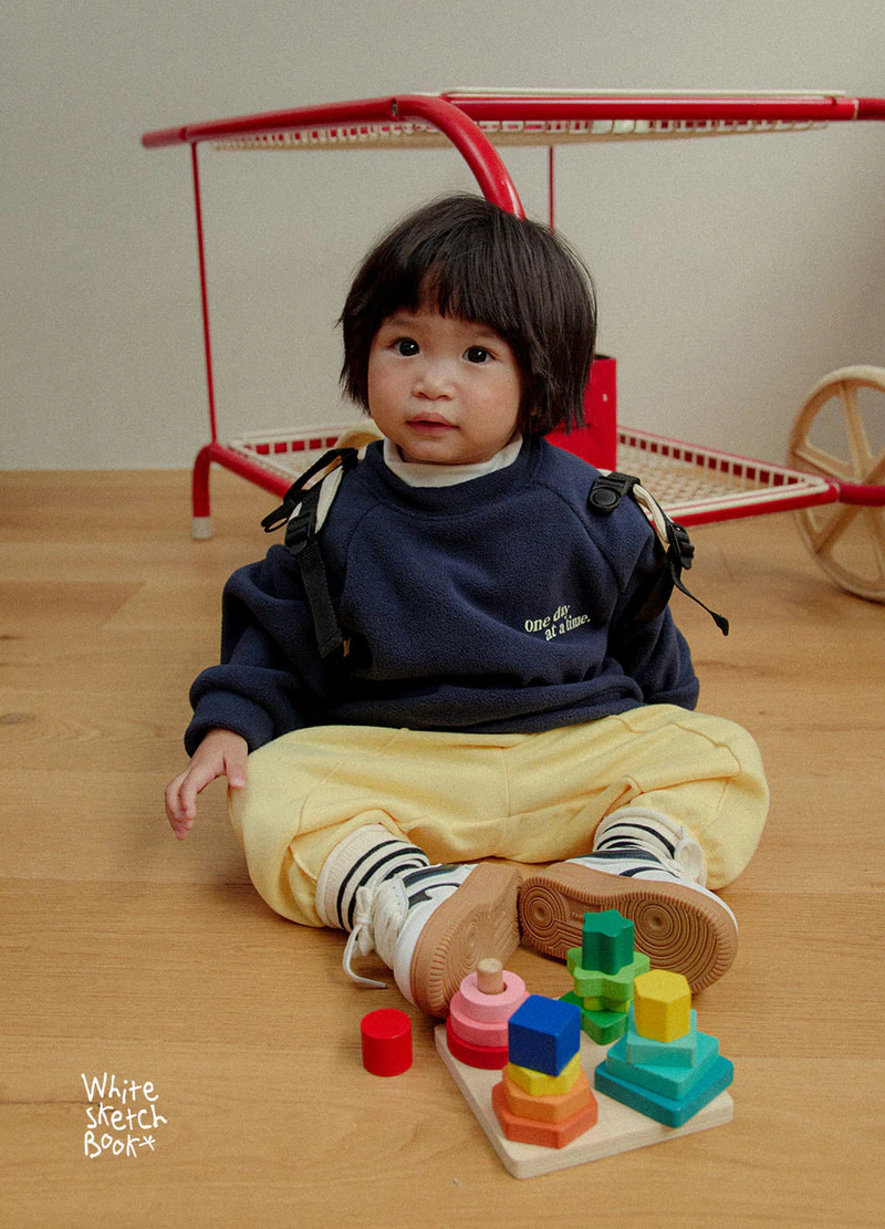 One Day Fleece Sweatshirt by Whitesketchbook for Child - view 3