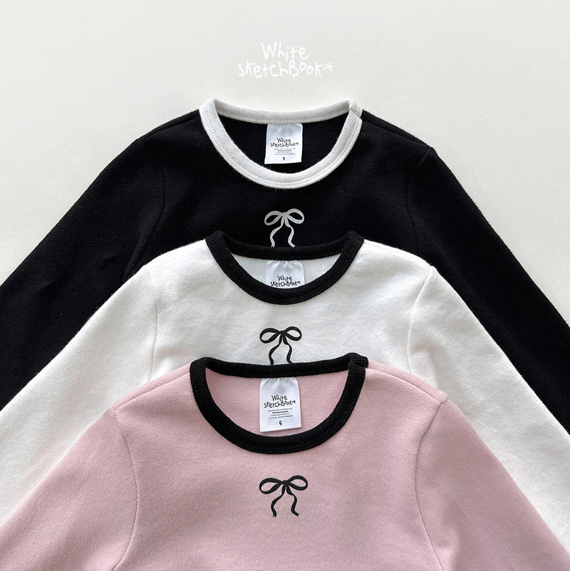 Peach Color Block Ribbon Tee by Whitesketchbook for Child - view 11