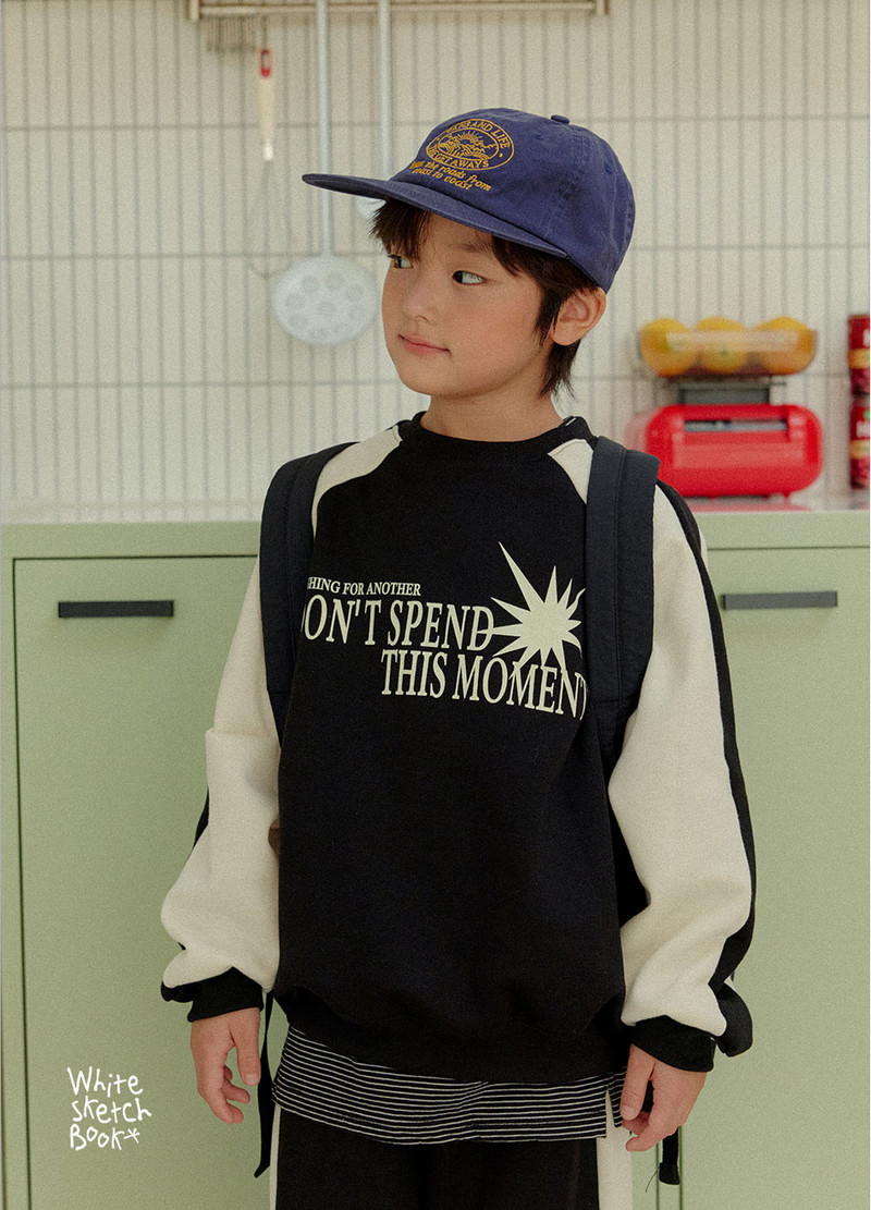Donut Color Block Fleece Sweatshirt by Whitesketchbook for Child - view 9