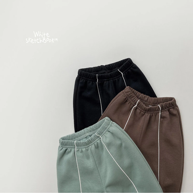 Fleece Stripe Jogger Pants by Whitesketchbook for Child - view 12