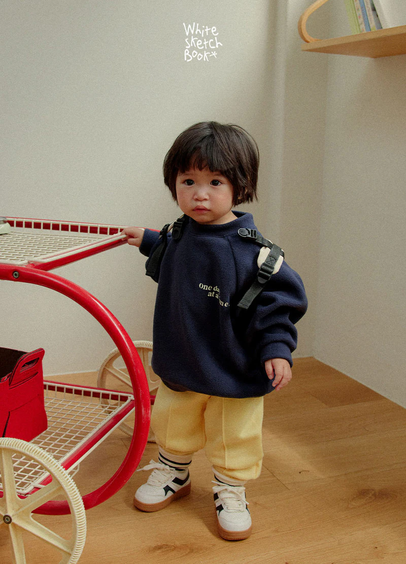One Day Fleece Sweatshirt by Whitesketchbook for Child - view 4