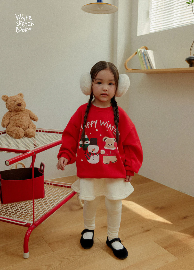 Snow Fleece Sweatshirt by Whitesketchbook for Child - view 3