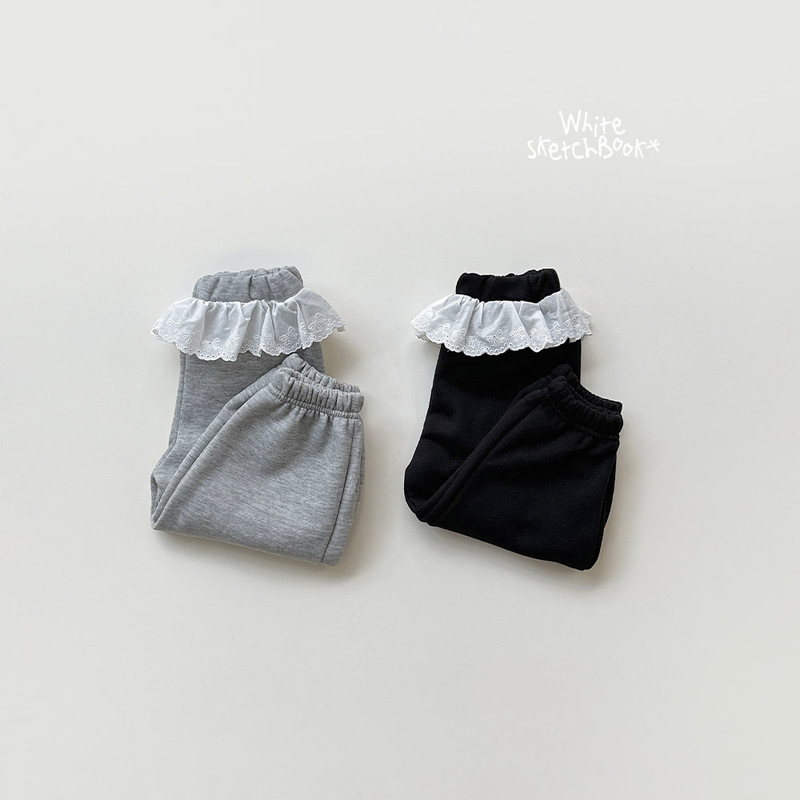 Rosy Fleece Frill Pants by Whitesketchbook for Child - view 12