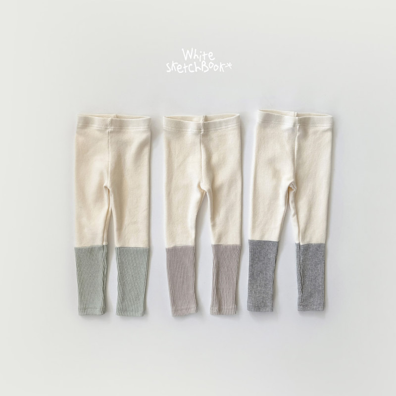 New Ribbed Color Block Leggings by Whitesketchbook for Child - view 9