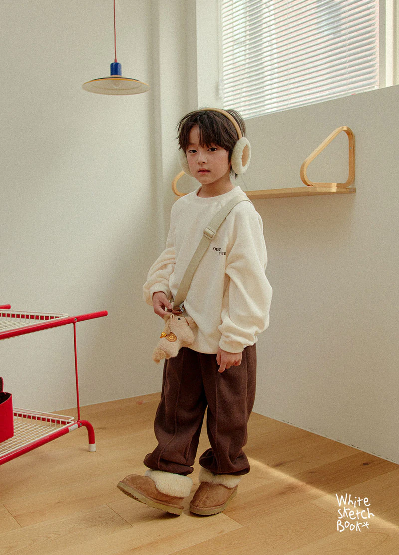 One Day Fleece Sweatshirt by Whitesketchbook for Child - view 6