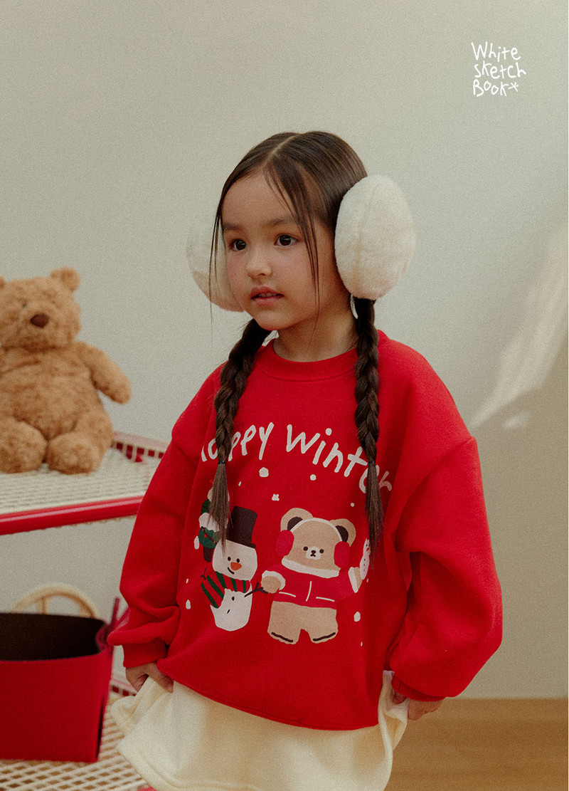 Snow Fleece Sweatshirt by Whitesketchbook for Child - view 5