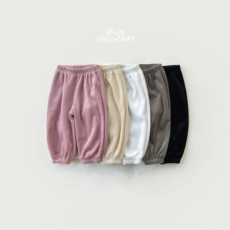 Ribbed Mink Jogger Pants by Whitesketchbook for Child - view 10