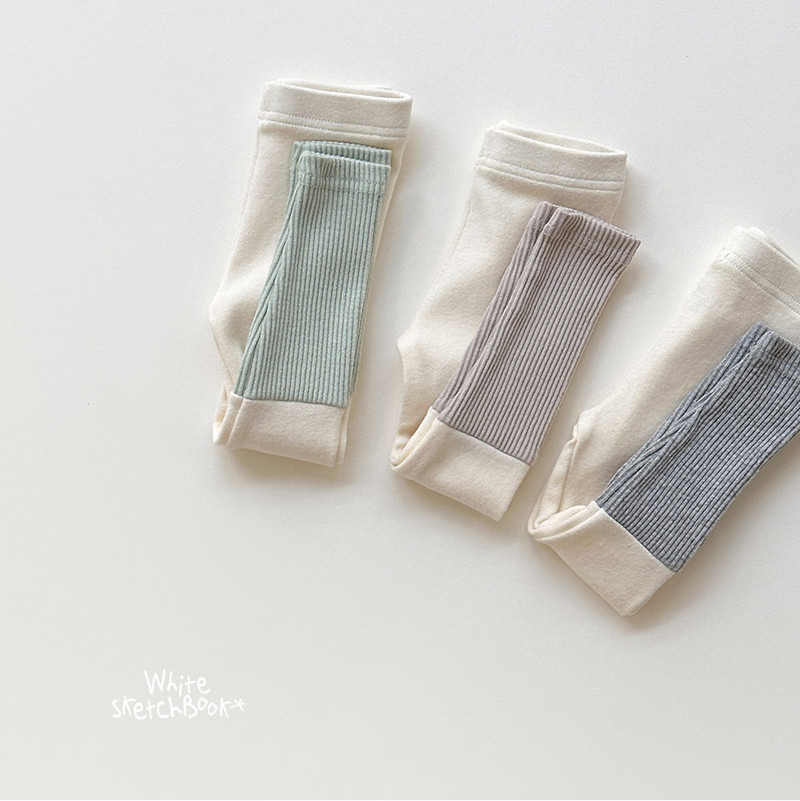 New Ribbed Color Block Leggings by Whitesketchbook for Child - view 10