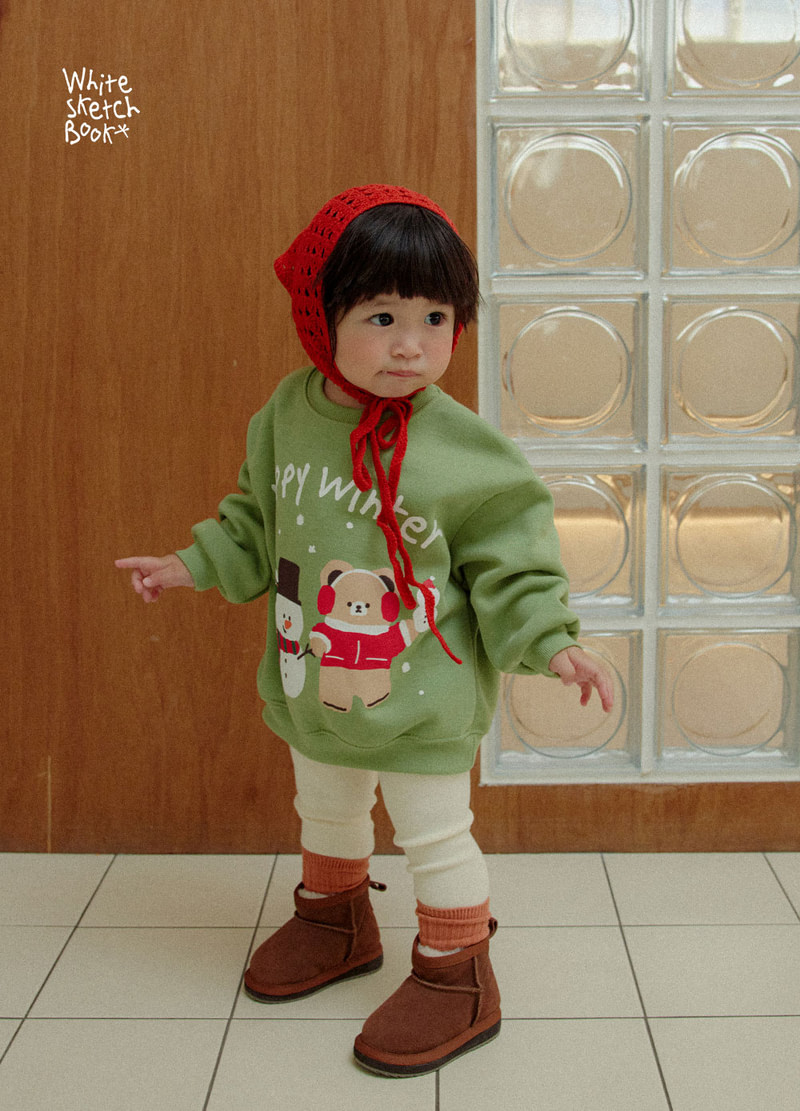 Snow Fleece Sweatshirt by Whitesketchbook for Child - view 6