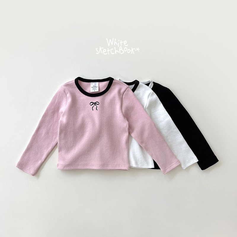 Peach Color Block Ribbon Tee by Whitesketchbook for Child - view 1