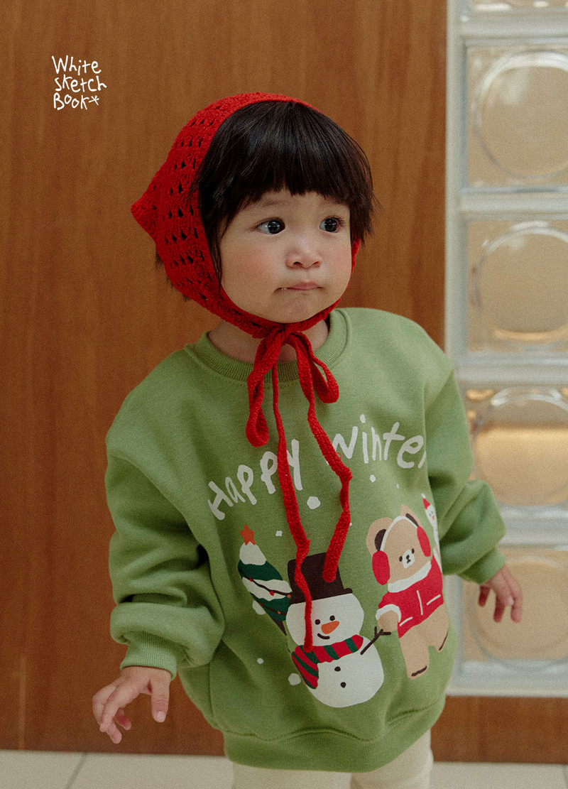 Snow Fleece Sweatshirt by Whitesketchbook for Child - view 7