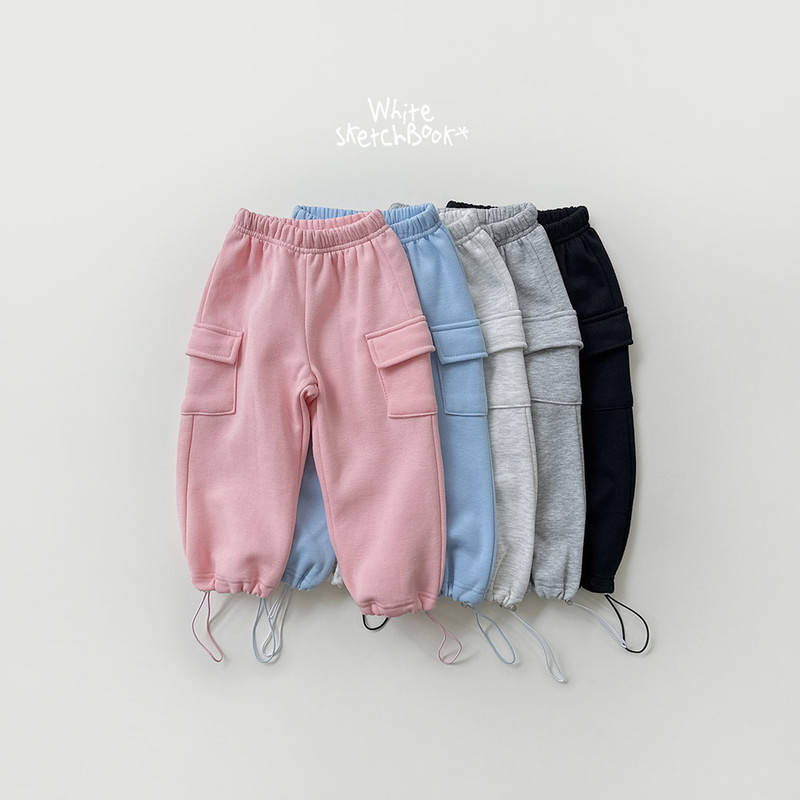 Fleece String Cargo Pants by Whitesketchbook for Child - view 1
