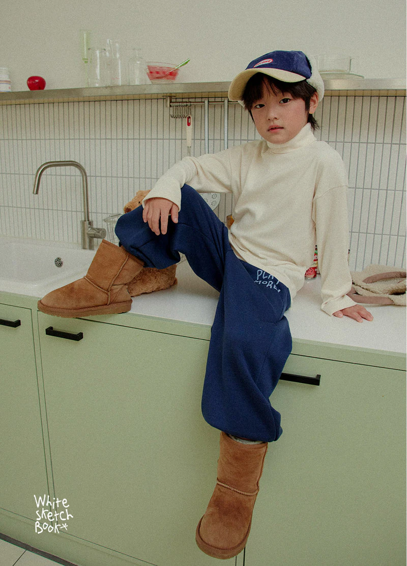 Clay Fleece Jogger Pants by Whitesketchbook for Child - view 6