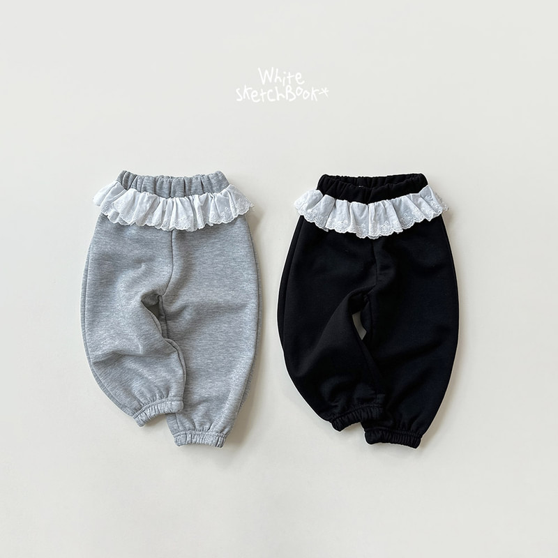 Rosy Fleece Frill Pants by Whitesketchbook for Child - view 1
