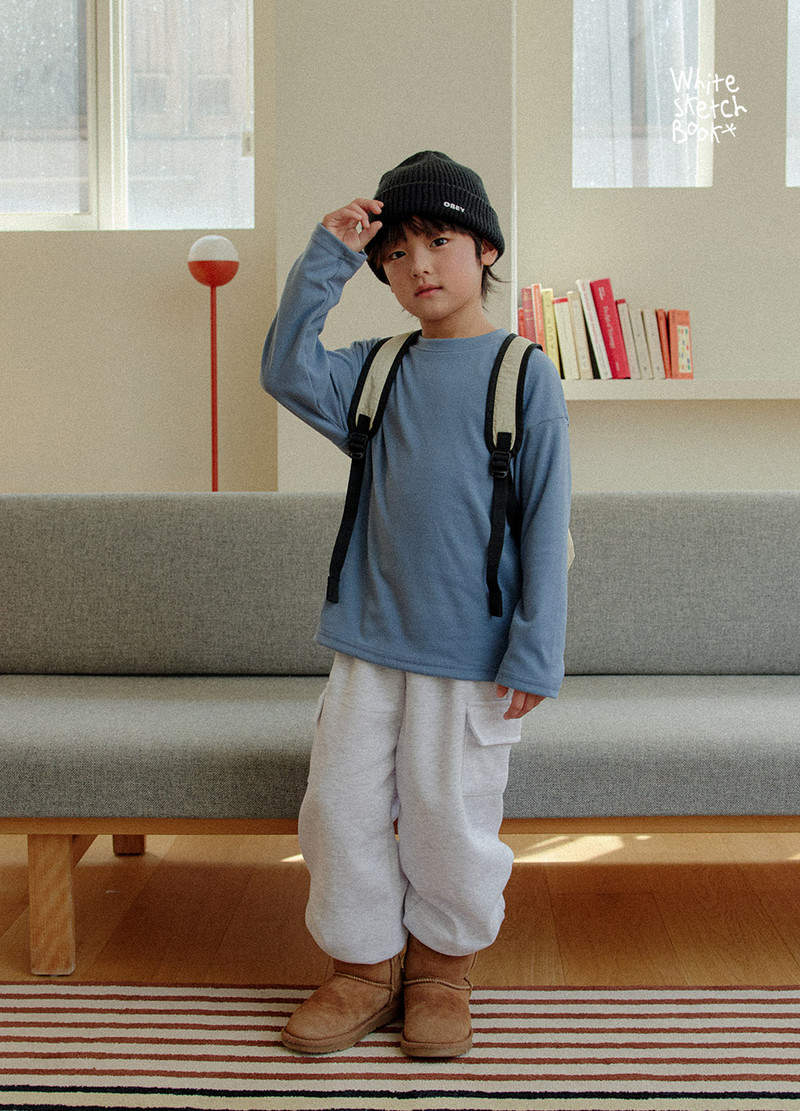 Pocket Fleece Cargo Pants by Whitesketchbook for Child - view 7