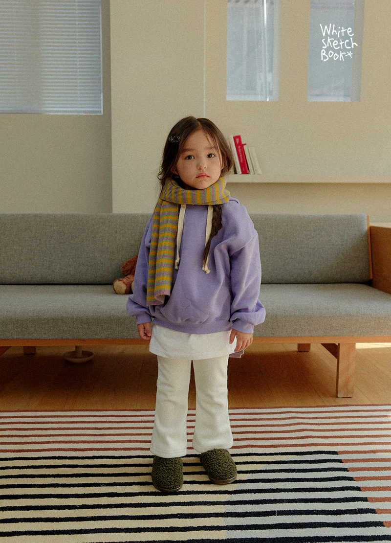 Bootcut Ribbed Mink Pants by Whitesketchbook for Child - view 5