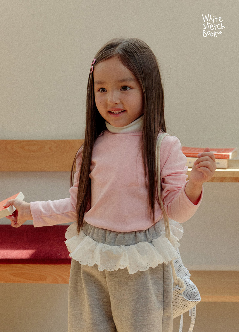 Rosy Fleece Frill Pants by Whitesketchbook for Child - view 4