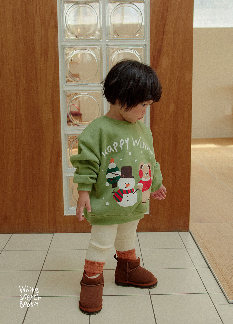Snow Fleece Sweatshirt by Whitesketchbook for Child - view 9