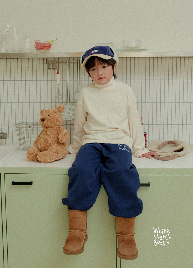 Peach Turtleneck Tee by Whitesketchbook for Child - view 8