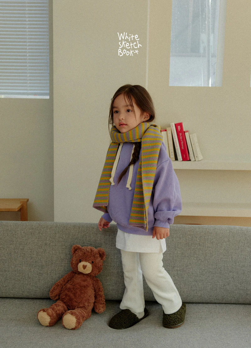 Bootcut Ribbed Mink Pants by Whitesketchbook for Child - view 4