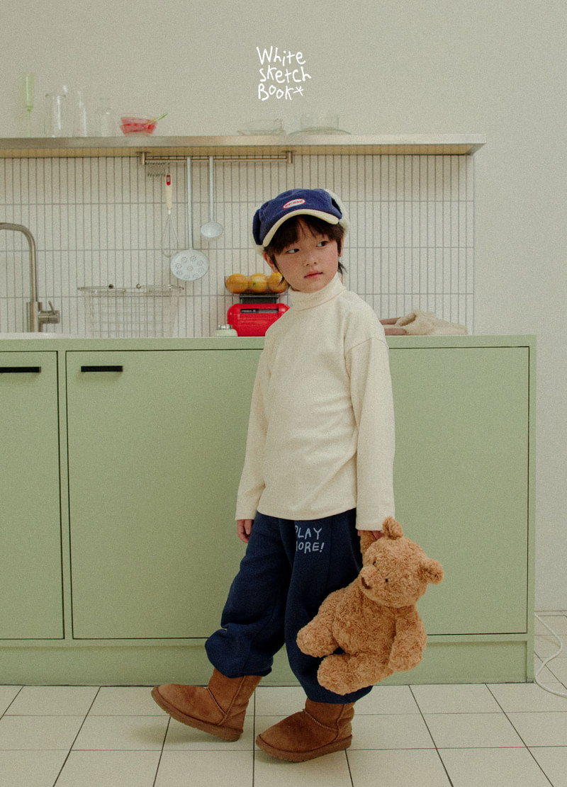 Peach Turtleneck Tee by Whitesketchbook for Child - view 9