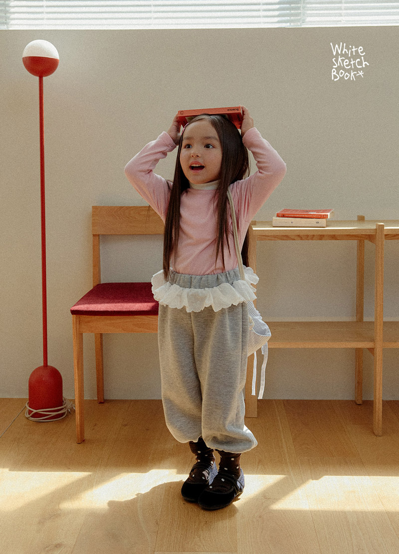 Rosy Fleece Frill Pants by Whitesketchbook for Child - view 3