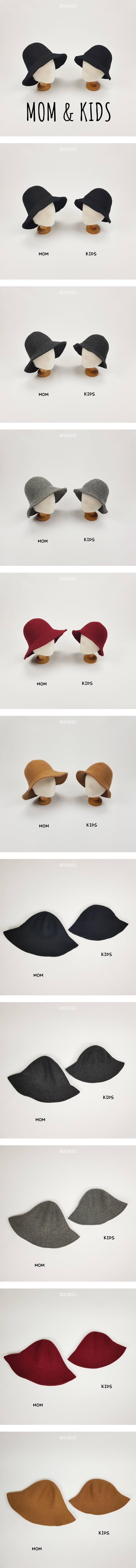 Wool Bucket Hat Long-Kids by World Moja for Child - view 1