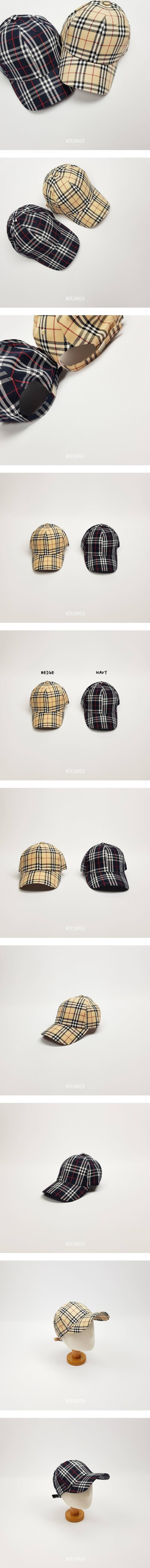 Big Check Ball Cap by World Moja for Child - view 1