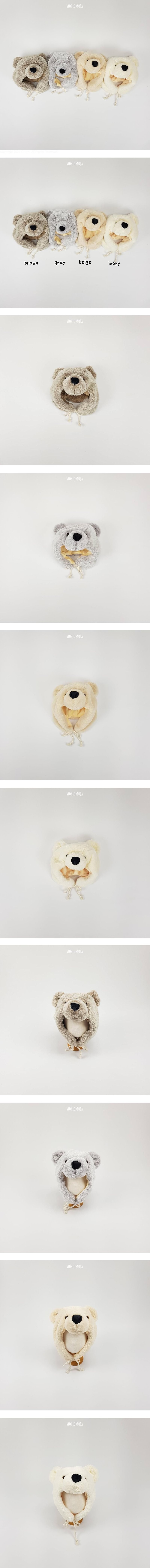 Bear Bear Winter Hat by World Moja for Child - view 1