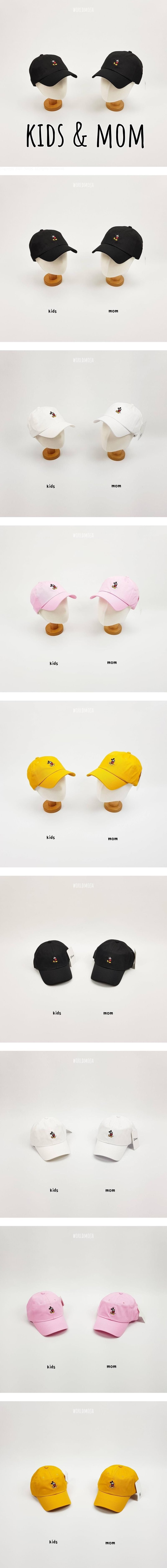 (Authentic) MM Logo Ball Cap (Mom Couple) by World Moja for Mom + child - view 1