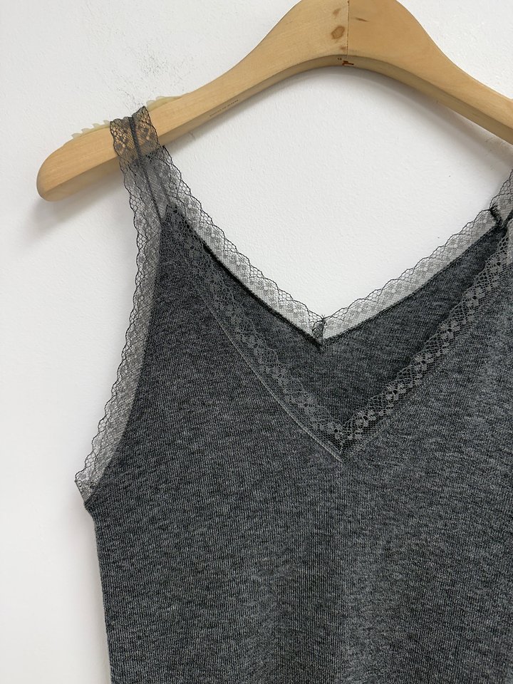 Lace Knit Wool Sleeveless Top by Yikho for Women - view 7