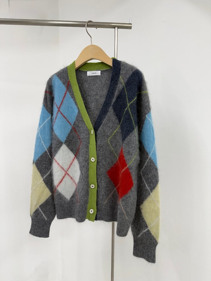 Cashmere Diamond Cardigan by Yikho for Women - view 1