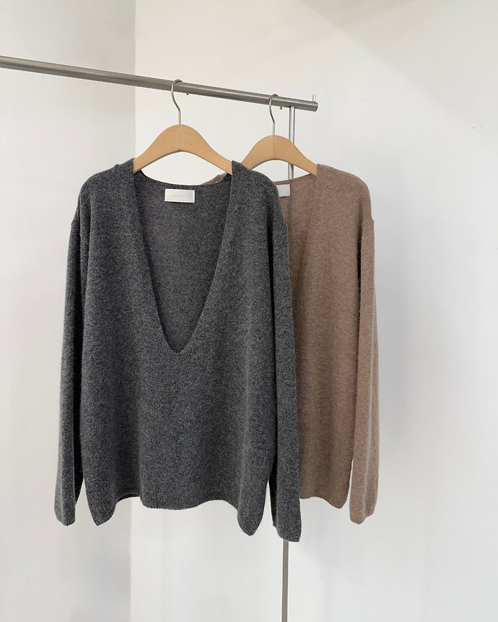 Fox V-Neck Knit by Yikho for Women - view 2
