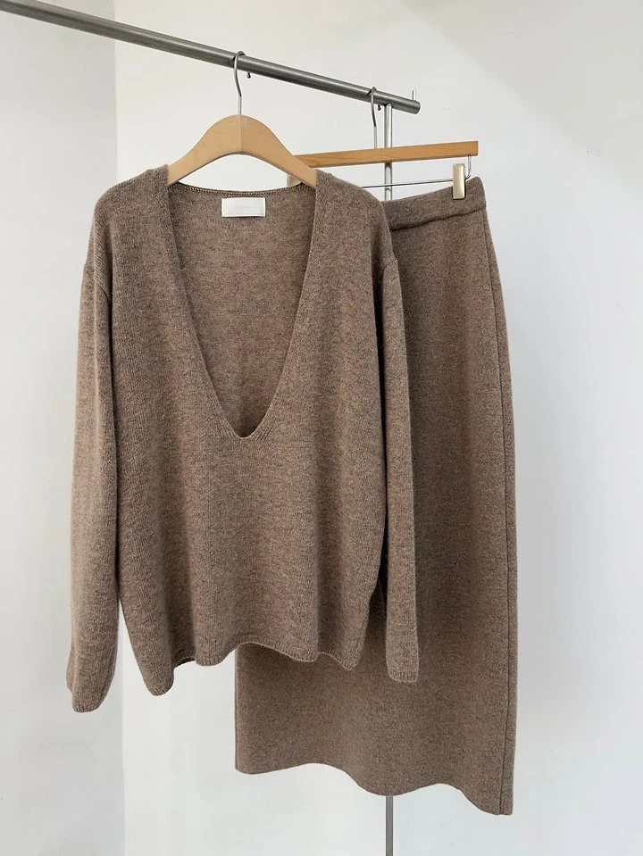 Fox V-Neck Knit by Yikho for Women - view 4