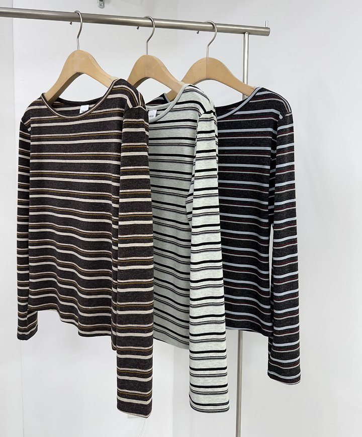 Striped Tee by Yikho for Women - view 2