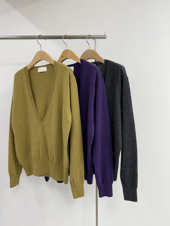 Deep V-Neck Knit by Yikho for Women - view 4