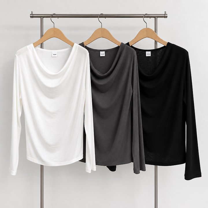 Cowl Tee by Yikho for Women - view 2