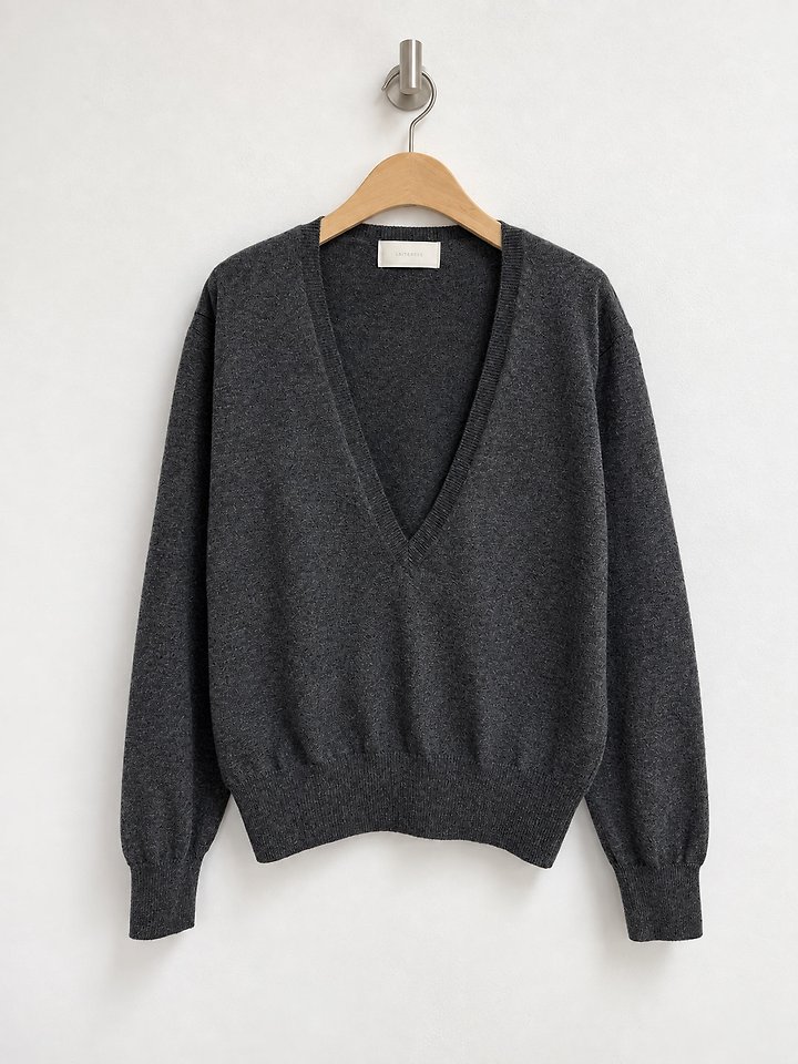 Deep V-Neck Knit by Yikho for Women - view 8