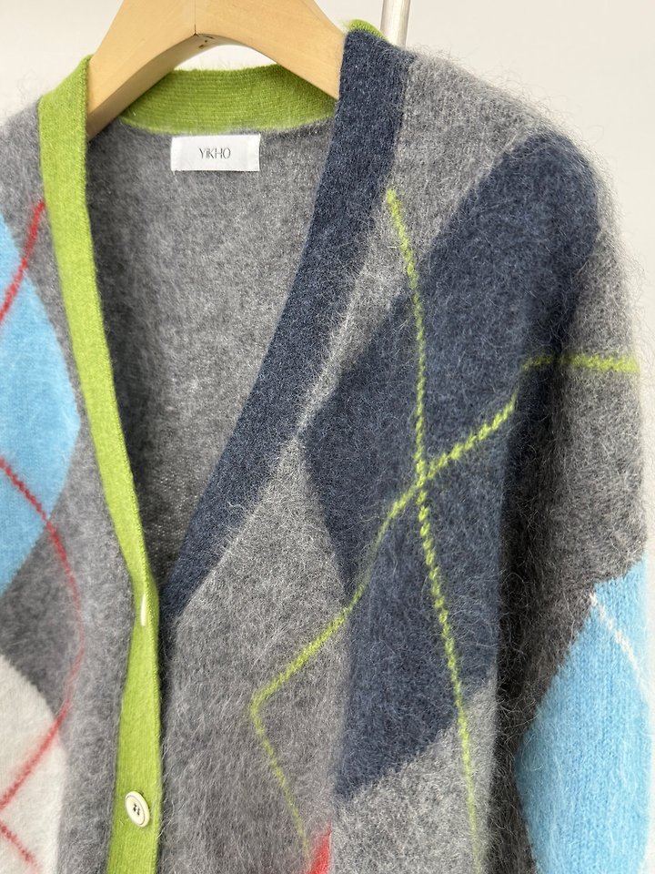 Cashmere Diamond Cardigan by Yikho for Women - view 2