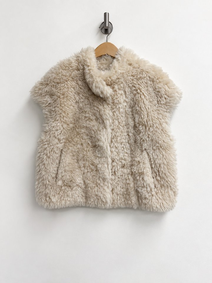 Eco Fur Vest by Yikho for Women - view 8