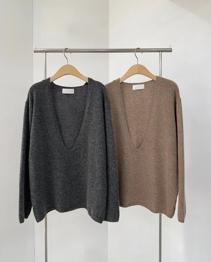 Fox V-Neck Knit by Yikho for Women - view 1