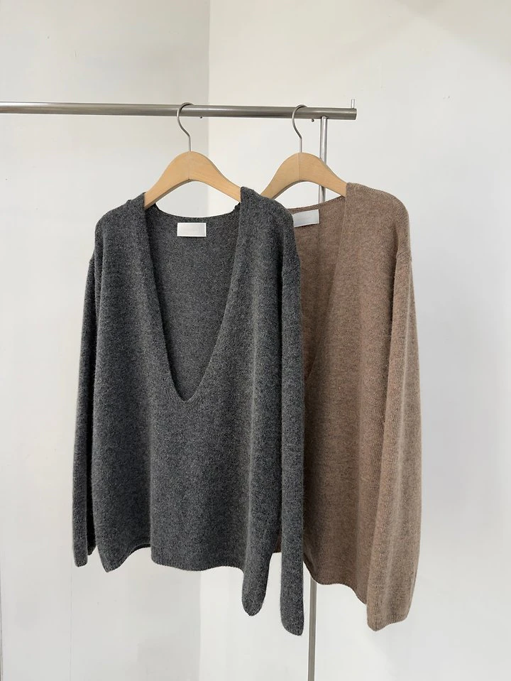 Fox V-Neck Knit by Yikho for Women - view 3