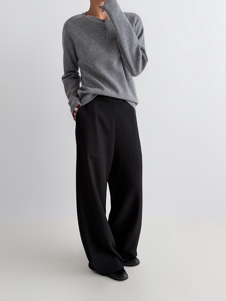 Henley Long Sleeve Knit by Yikho for Women - view 12