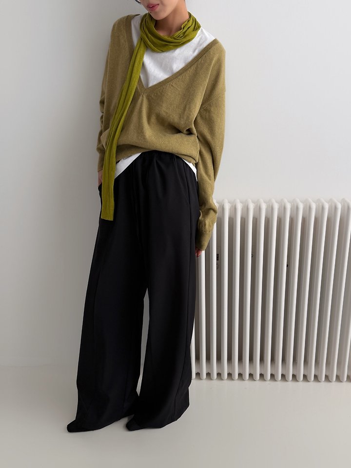 Deep V-Neck Knit by Yikho for Women - view 11