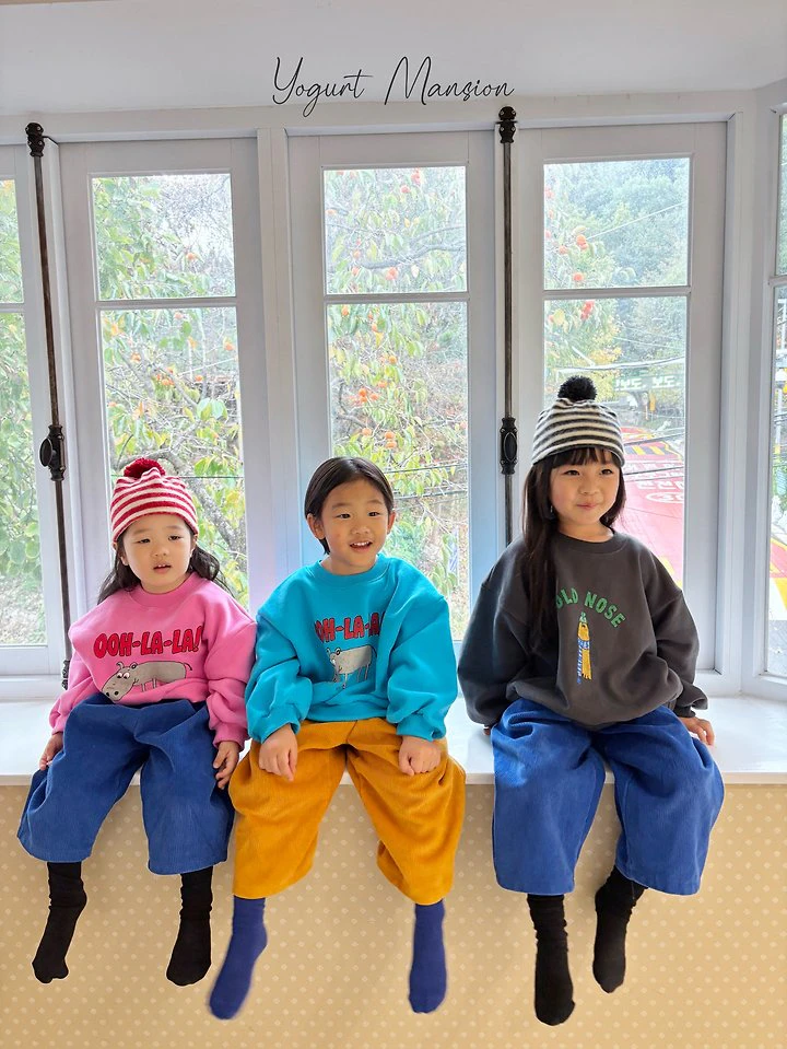 Hippo Sweatshirt by Yogurt Mansion for Child - view 3